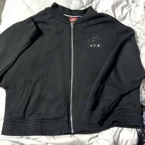 Nike jack, blk, X-large, silver zipper